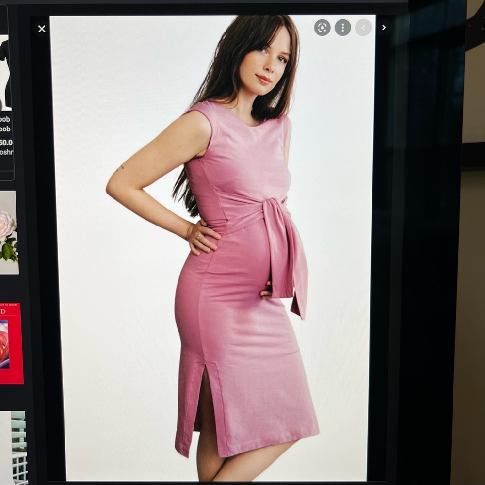Boob Design Haley Sleeveless Maternity and Nursing Dress size Medium